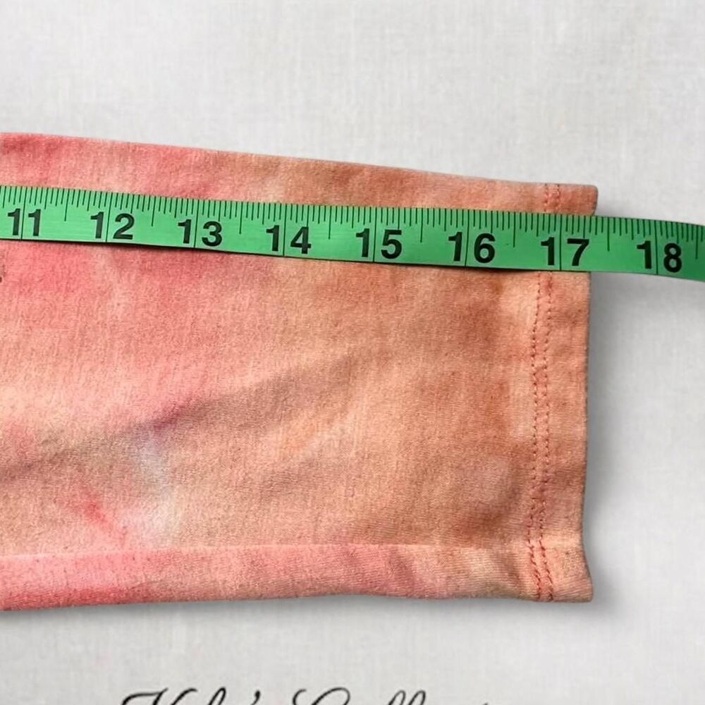 Y2K Summer Style Floral & Ivy pink Tie Dye Top with Twist Bottom - Picture 6 of 7